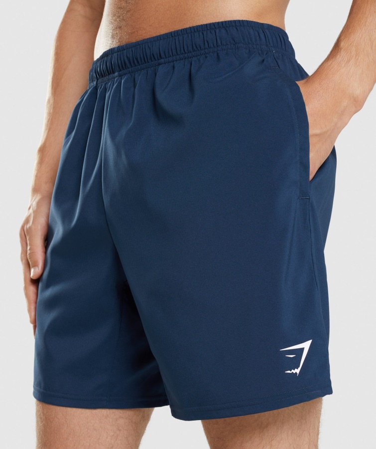 Gymshark Ankomstshorts Marineblå