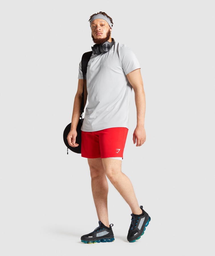 Gymshark Ankomst Shorts Rød