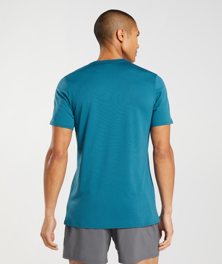 Gymshark Ankomst T-shirt Atlantic Blue