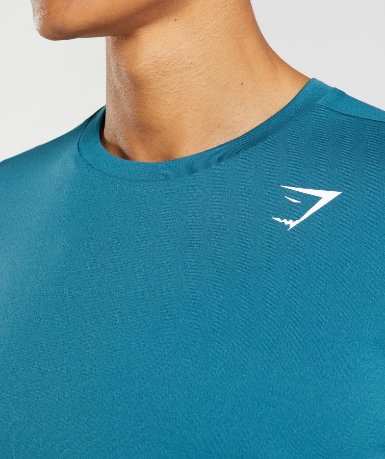 Gymshark Ankomst T-shirt Atlantic Blue