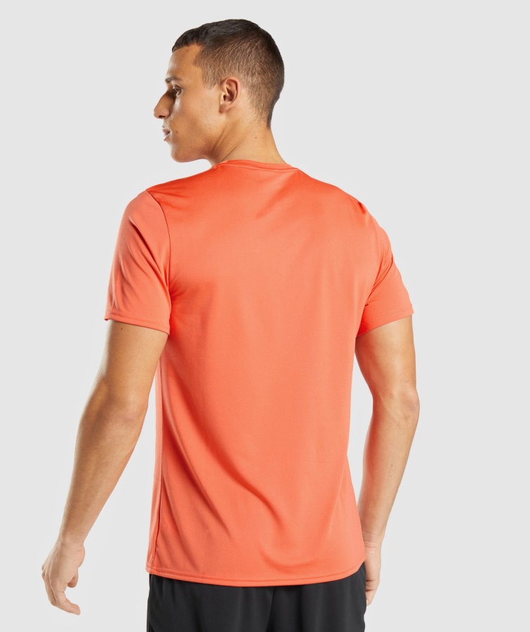 Gymshark Ankomst T-shirt Papaya Orange