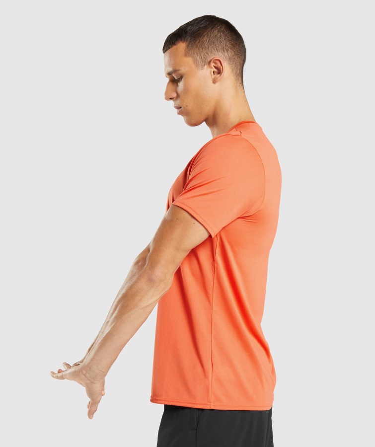 Gymshark Ankomst T-shirt Papaya Orange