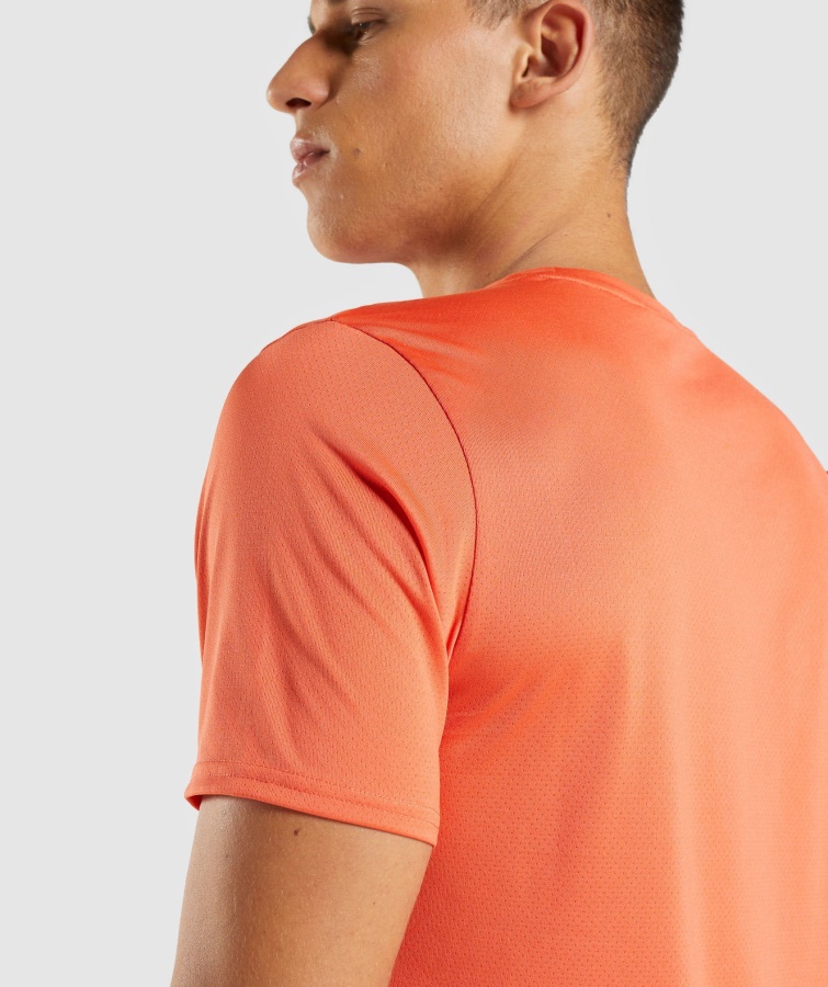 Gymshark Ankomst T-shirt Papaya Orange