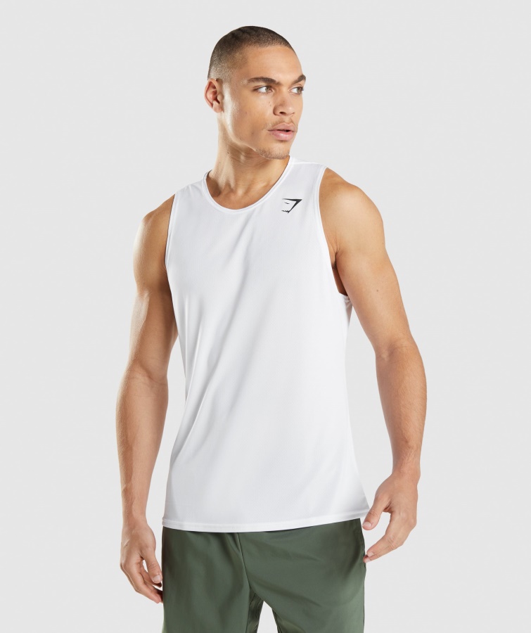 Gymshark Ankomst Tank Hvid