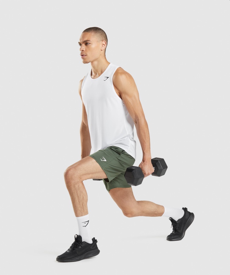 Gymshark Ankomst Tank Hvid