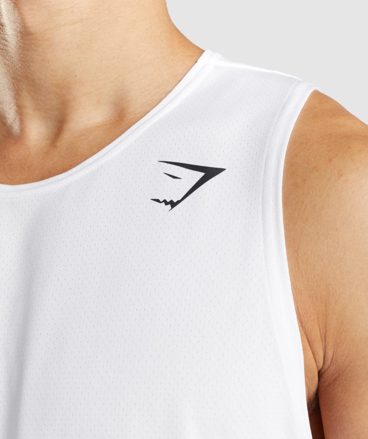 Gymshark Ankomst Tank Hvid
