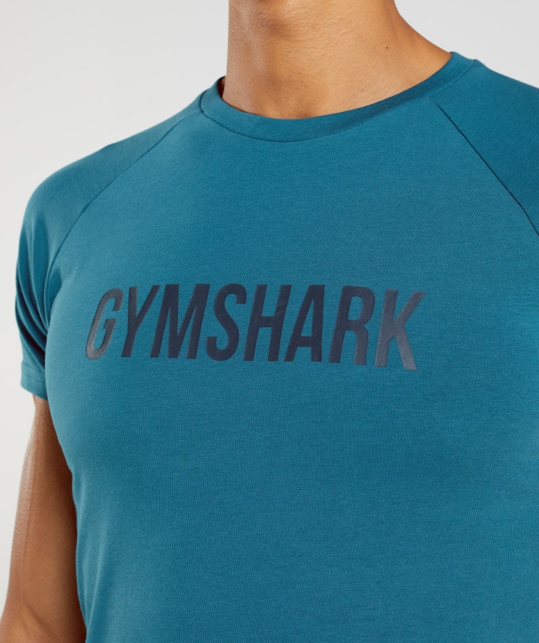 Gymshark Atlantic Blue Apollo T-shirt