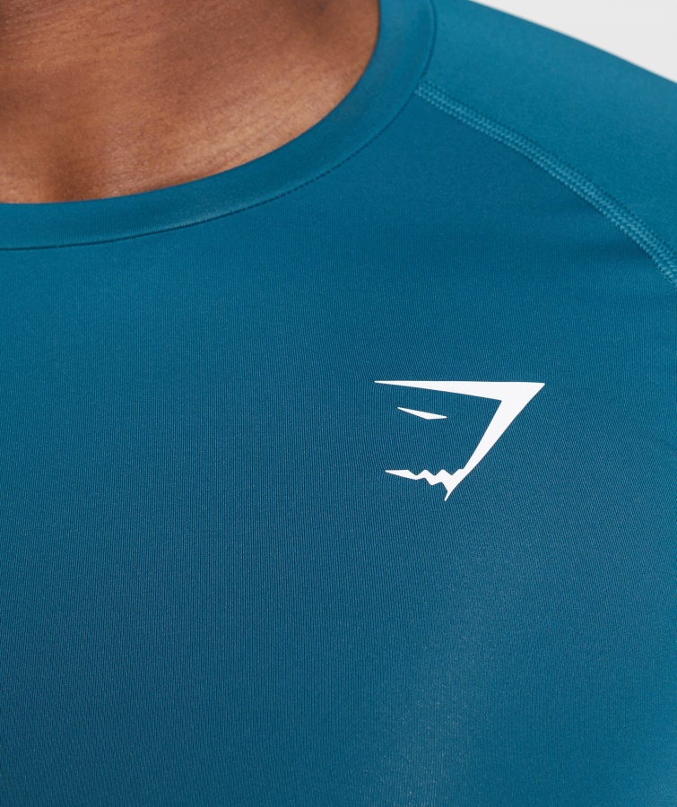 Gymshark Atlantic Blue Element Baselayer Langærmet Top