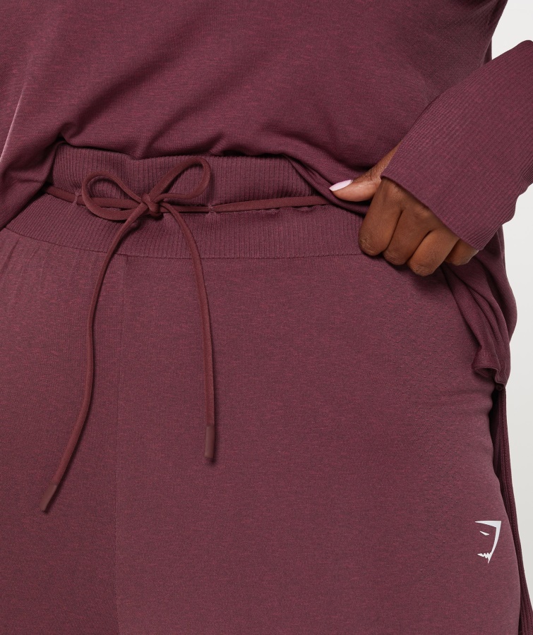 Gymshark Bagt Maroon Marl Vital Seamless 2.0 Joggers