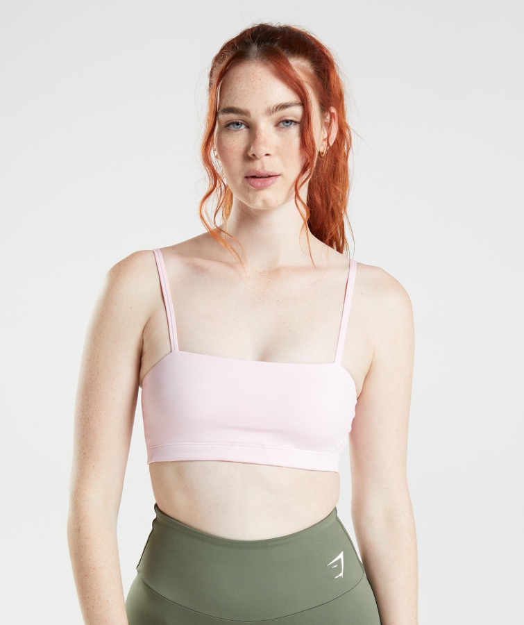 Gymshark Bandeau Sports Bh Sød Pink