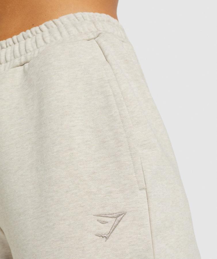 Gymshark Beige Mergel Hviledag Sweats Joggere