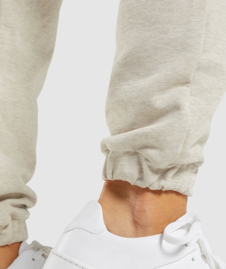 Gymshark Beige Mergel Hviledag Sweats Joggere