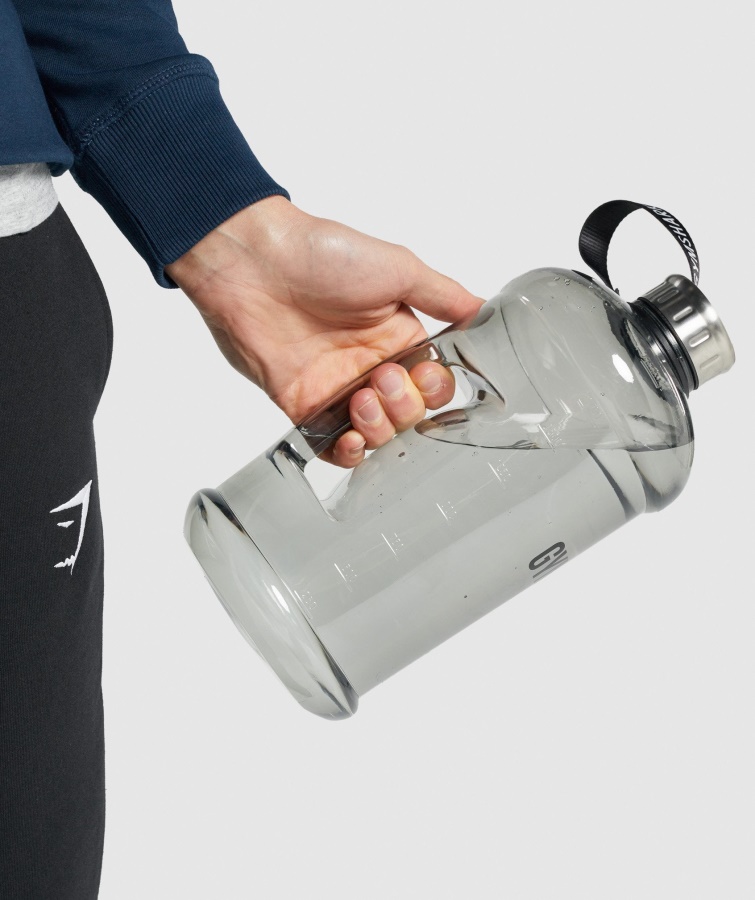 Gymshark Sort 2,2l Vandflaske