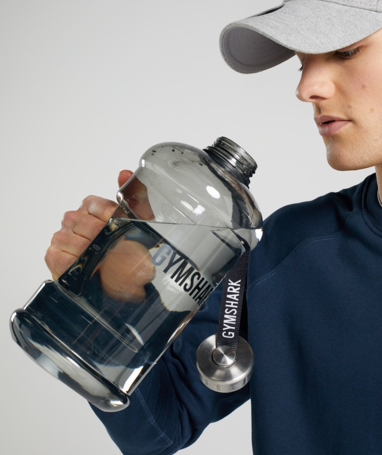 Gymshark Sort 2,2l Vandflaske