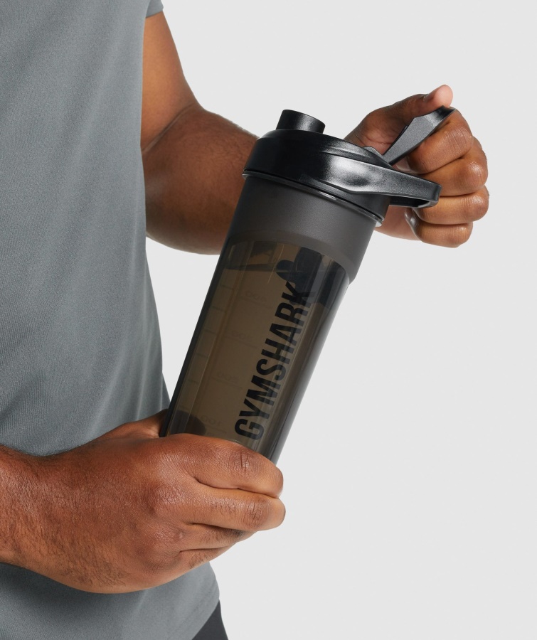 Gymshark Sort 600ml Shaker Flaske