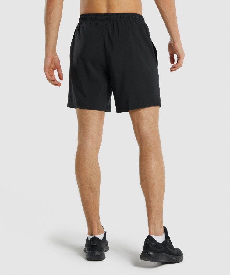Gymshark Sorte Ankomstshorts