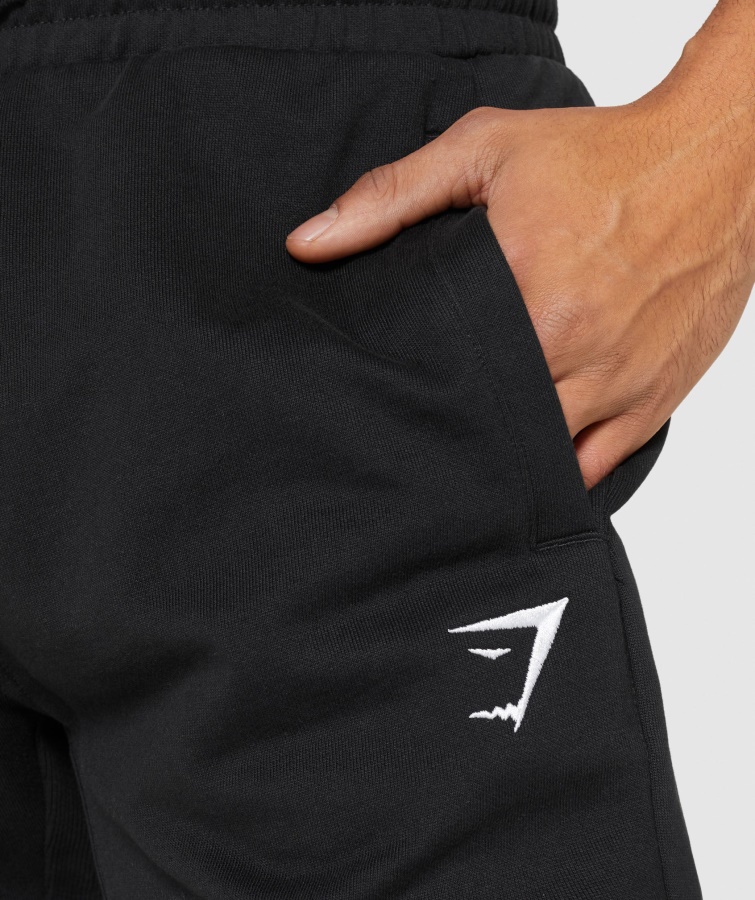 Gymshark Sort Essential Jogger I Overstørrelse