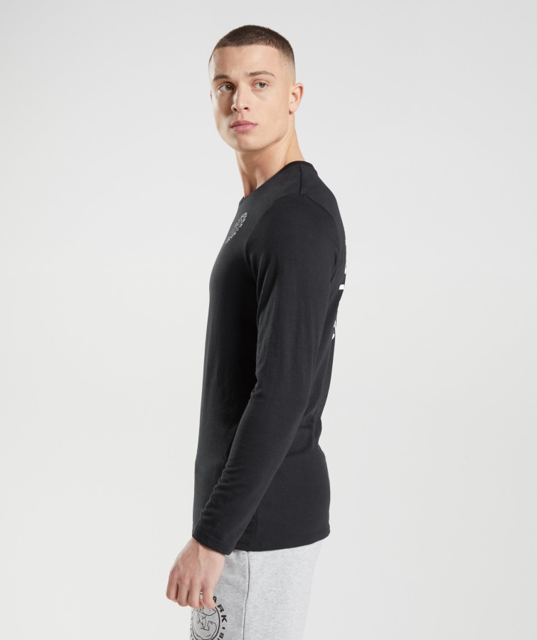 Gymshark Sort Legacy Langærmet T-shirt