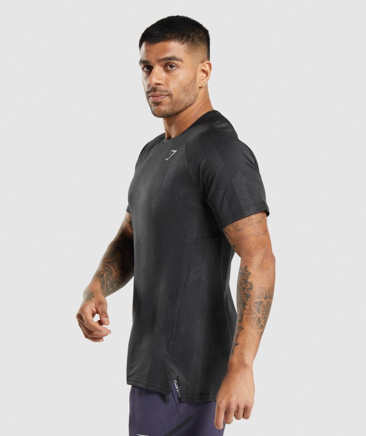 Gymshark Sort-onyx Grå Apex T-shirt