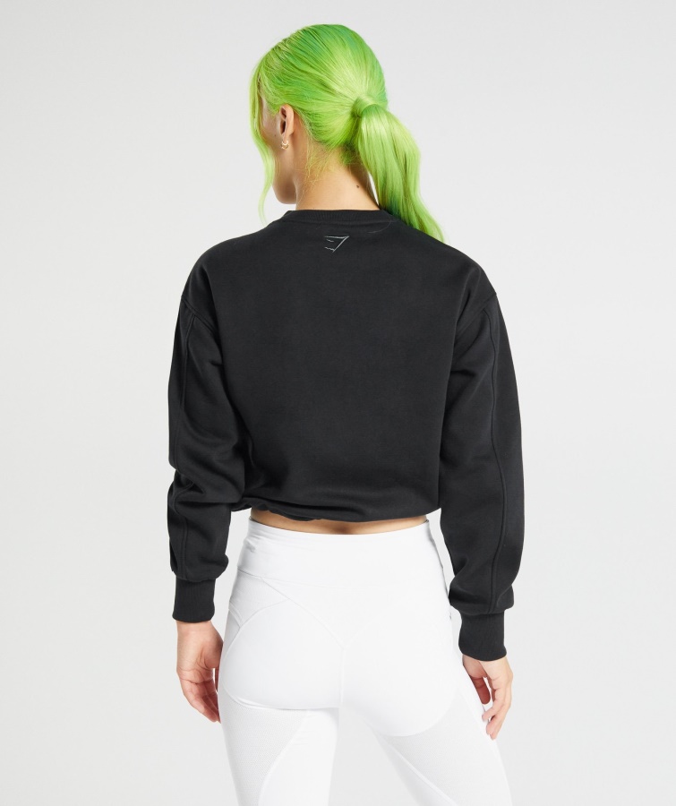 Gymshark Sort Pulstrøje