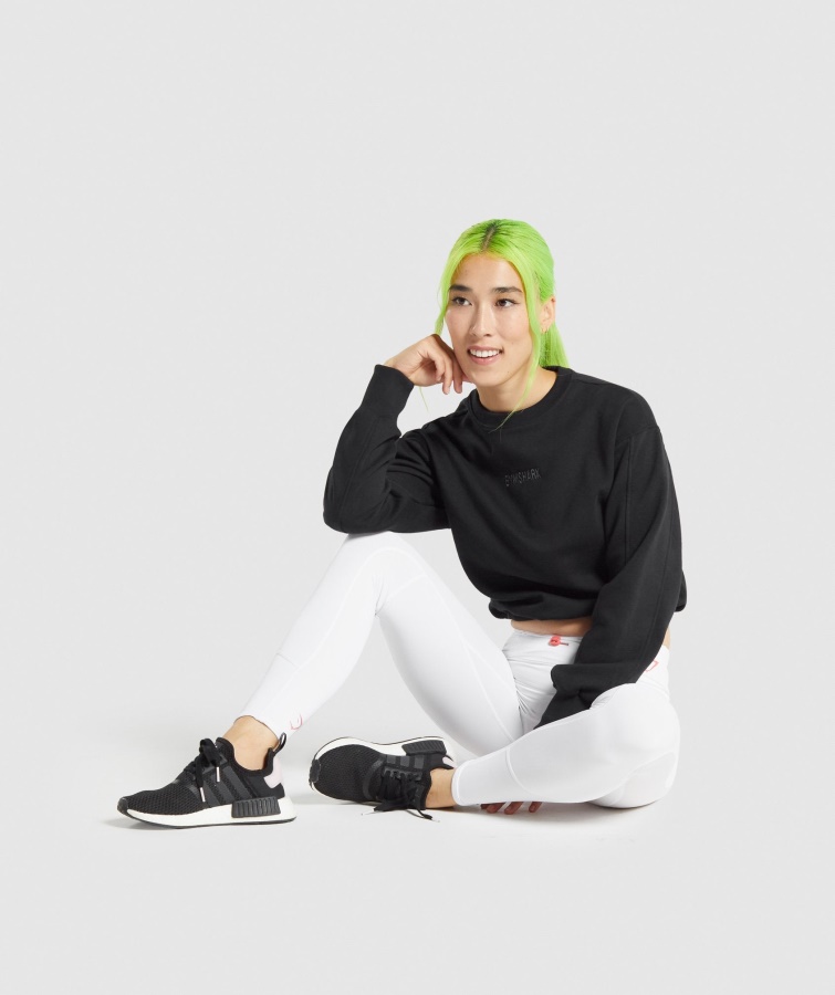 Gymshark Sort Pulstrøje