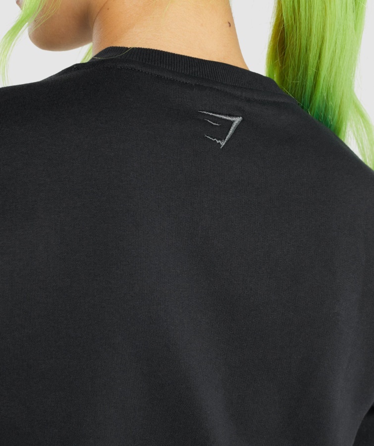 Gymshark Sort Pulstrøje