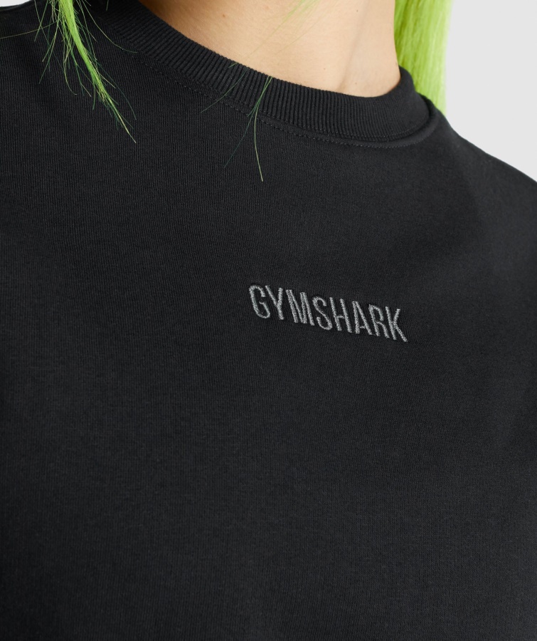 Gymshark Sort Pulstrøje