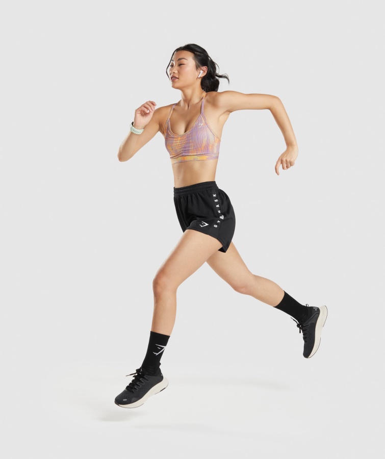 Gymshark Sorte Sports-løse Shorts