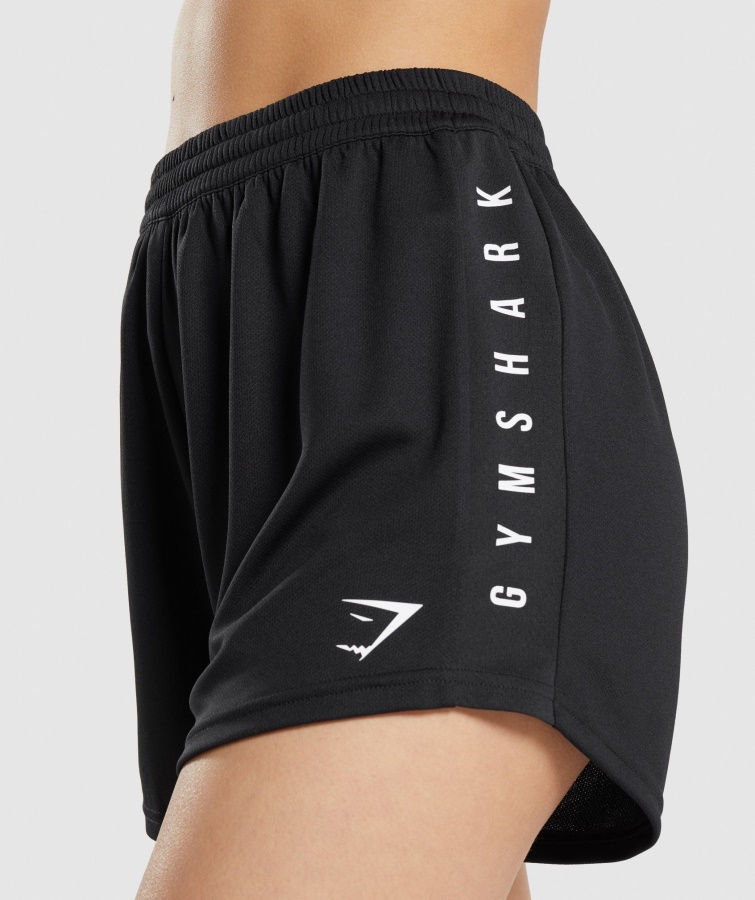 Gymshark Sorte Sports-løse Shorts