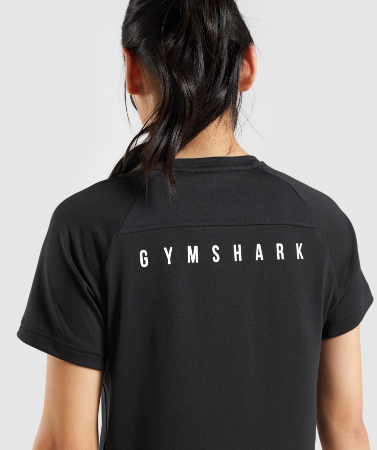 Gymshark Sort Sport Midi T-shirt