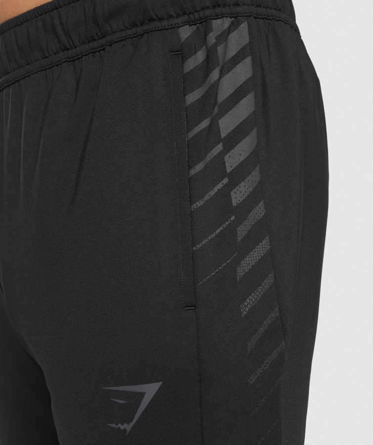 Gymshark Sorte Sportsstribe Joggere