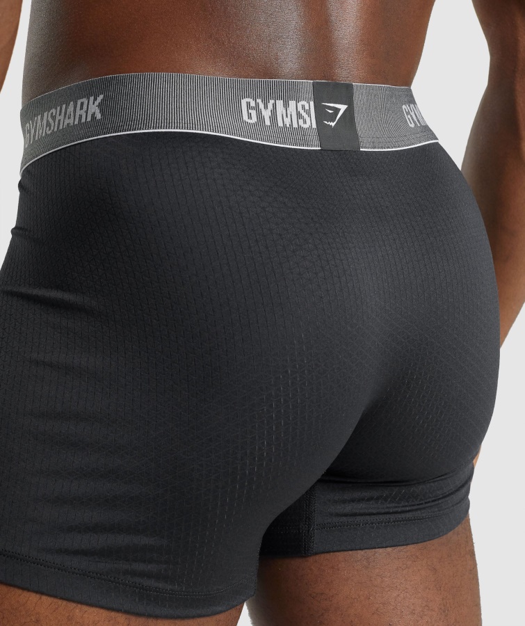 Gymshark Sorte Sportsteknologiske Boksere 2pk