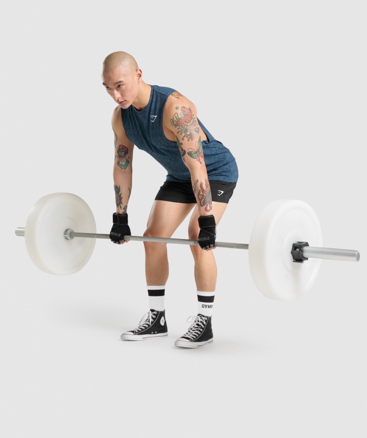 Gymshark Sorte Wrap-løftehandsker