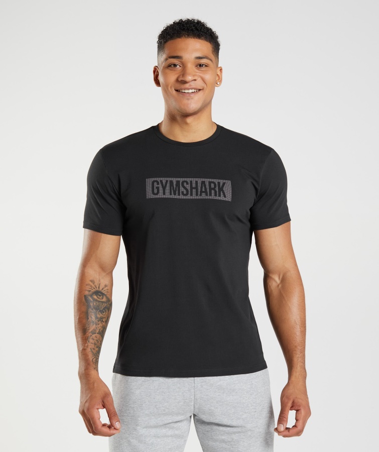 Gymshark Blok T-shirt Sort