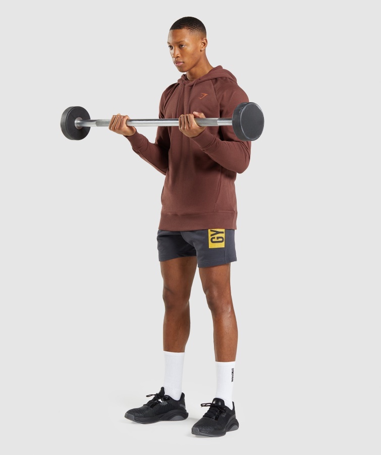 Gymshark Fed Hættetrøje Kirsebærbrun