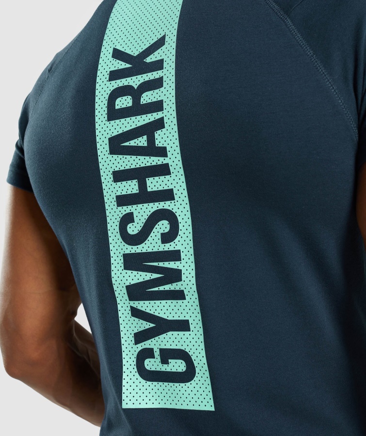 Gymshark Fed T-shirt Marineblå