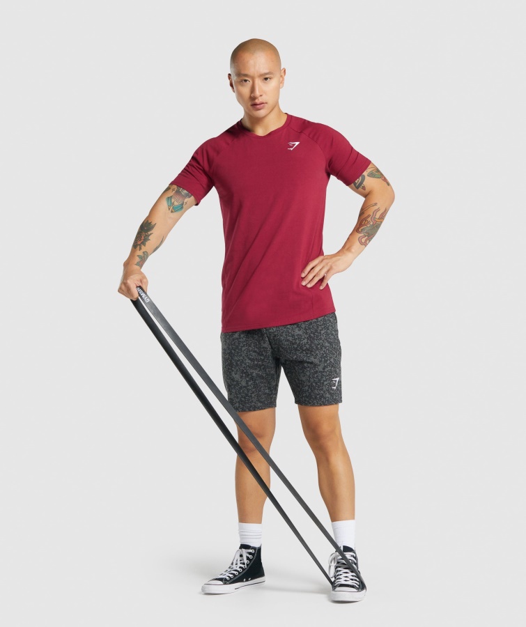 Gymshark Burgundy Critical 2.0 T-shirt