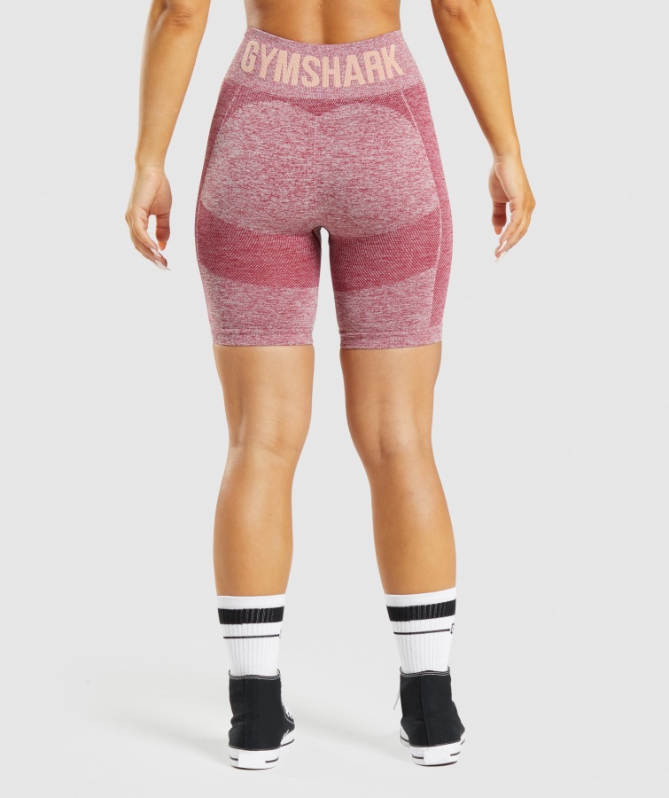Gymshark Burgundy Marl Flex Cykelshorts
