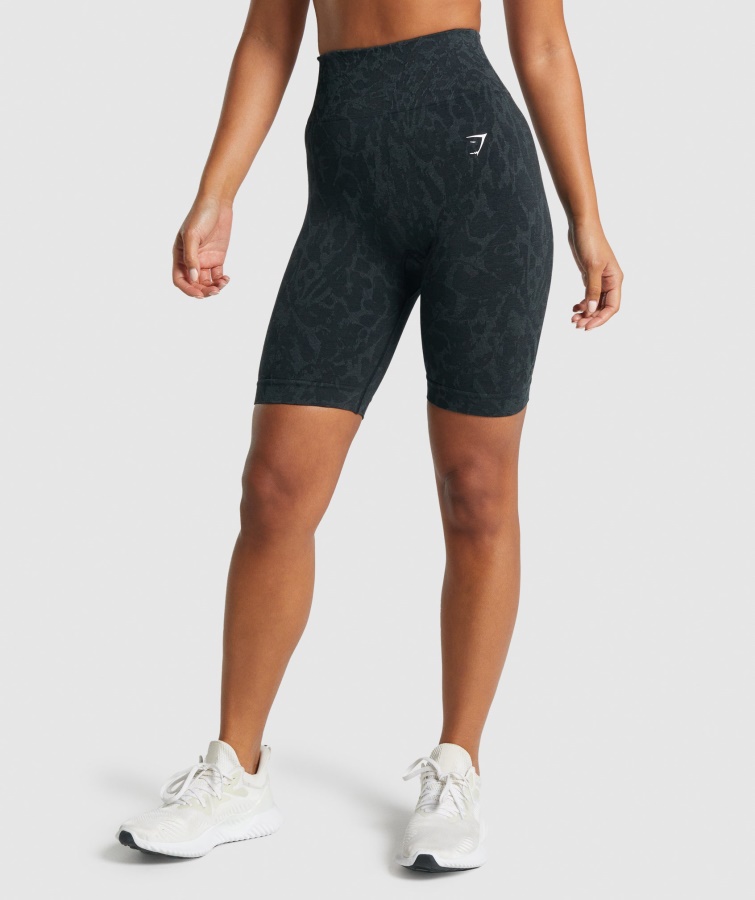 Gymshark Sommerfugle-sorte Tilpassede Sømløse Cykelshorts Til Dyr