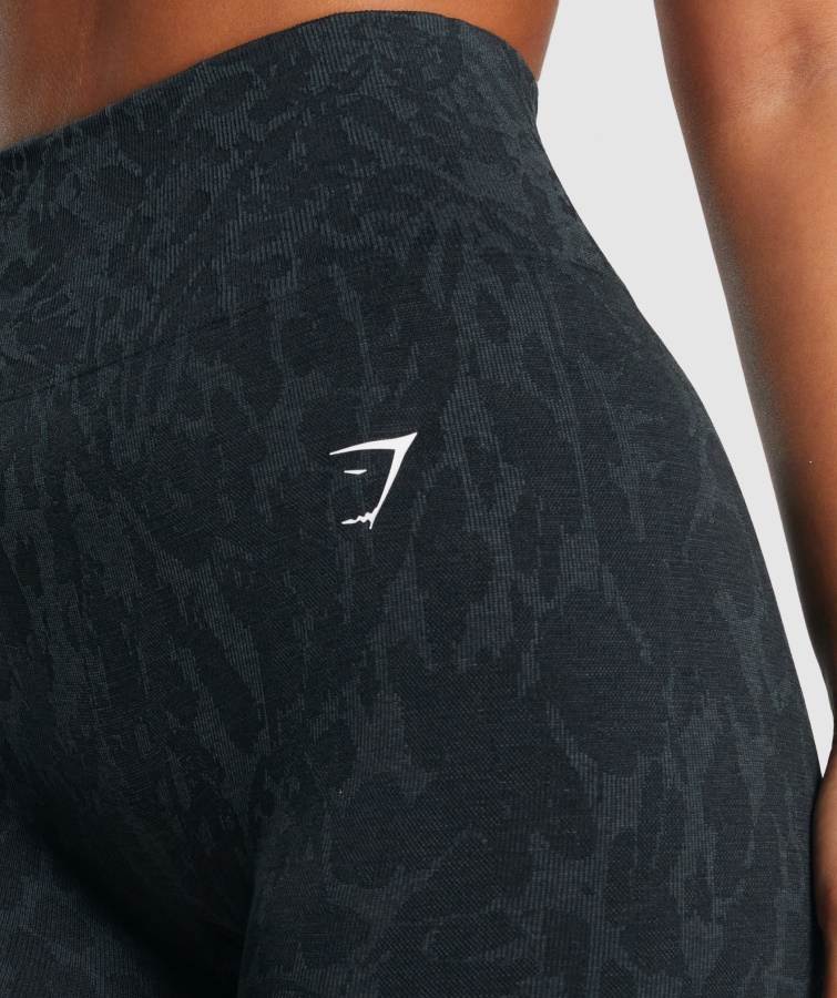 Gymshark Sommerfugle-sorte Tilpassede Sømløse Cykelshorts Til Dyr