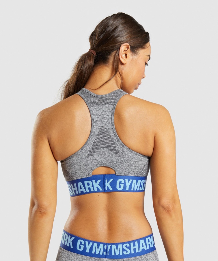 Gymshark Koksgrå Marl Flex Sports Bh