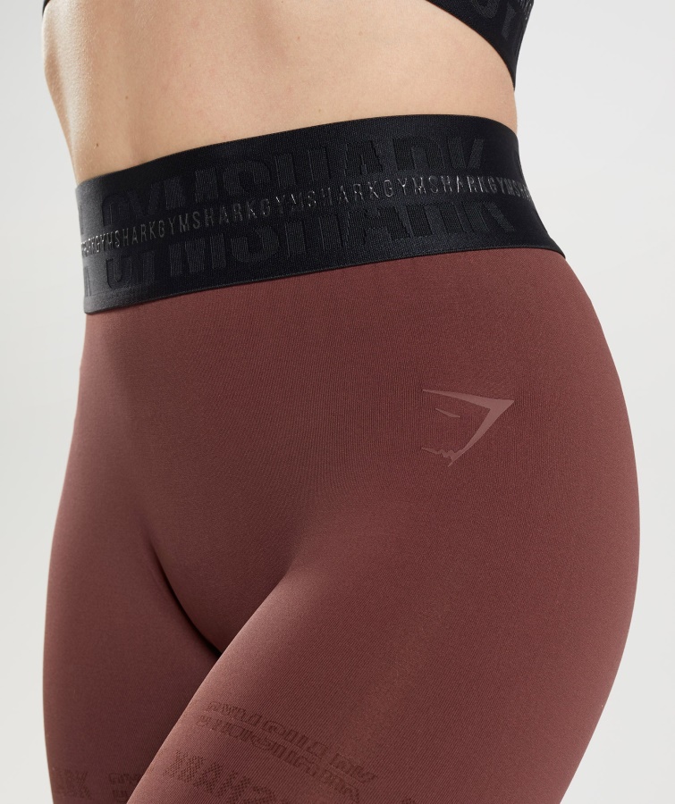 Gymshark Kirsebærbrune Leggings