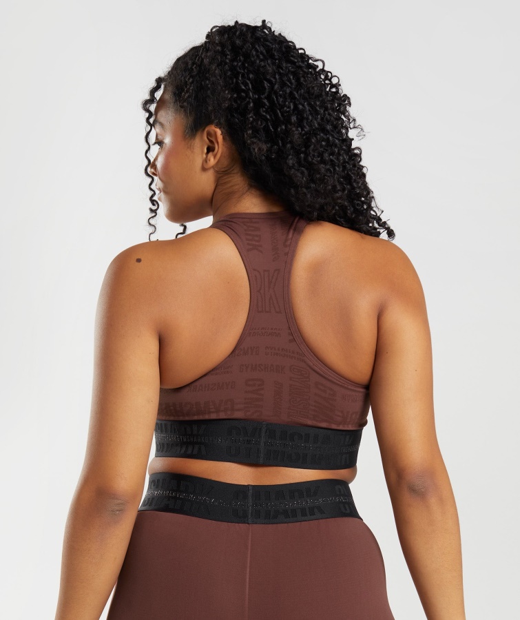 Gymshark Cherry Brown Vision Sports Bh