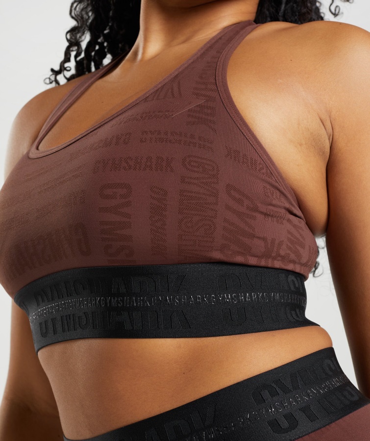 Gymshark Cherry Brown Vision Sports Bh