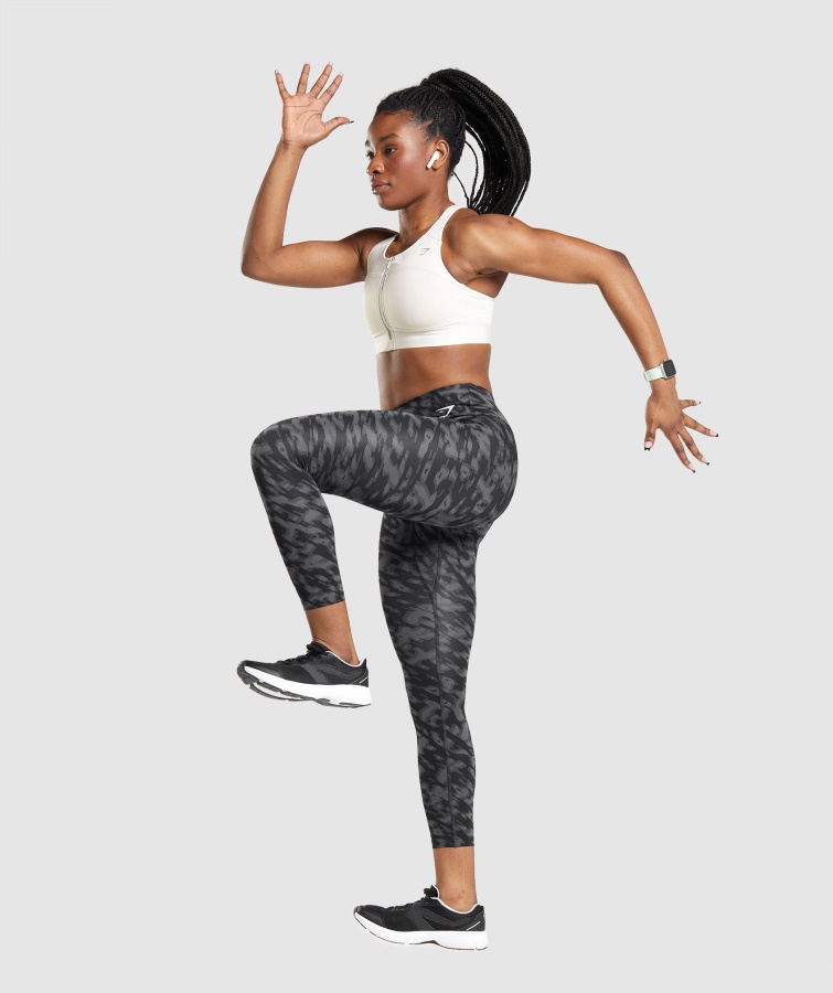 Gymshark Kokos Hvid Speed Sports Bh