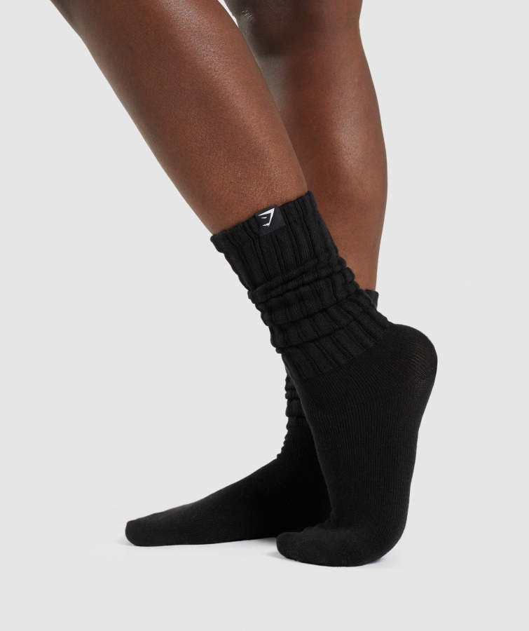 Gymshark Comfy Rest Day Sokker Sorte