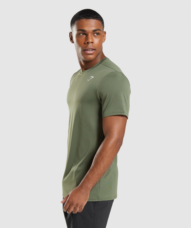 Gymshark Core Oliven Ankomst T-shirt