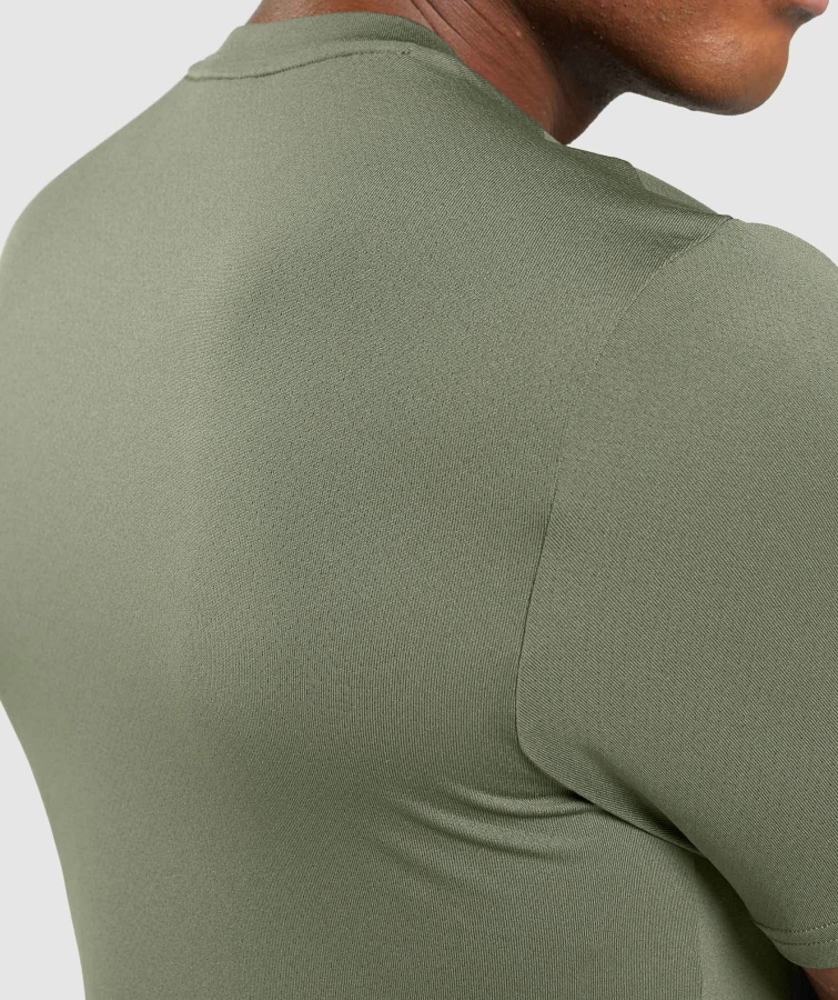 Gymshark Core Oliven Ankomst T-shirt