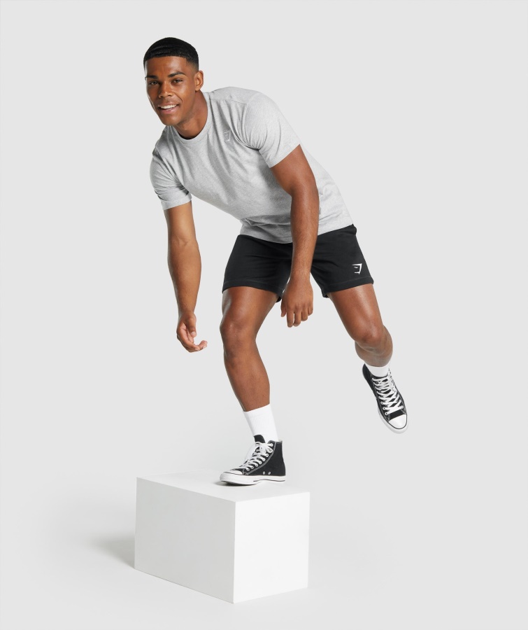 Gymshark Crest T-shirt Lysegrå Mergel