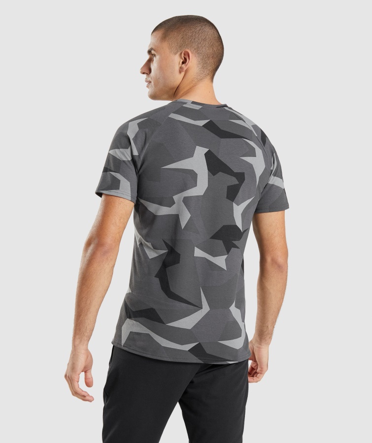 Gymshark Kritisk T-shirt Sort Print